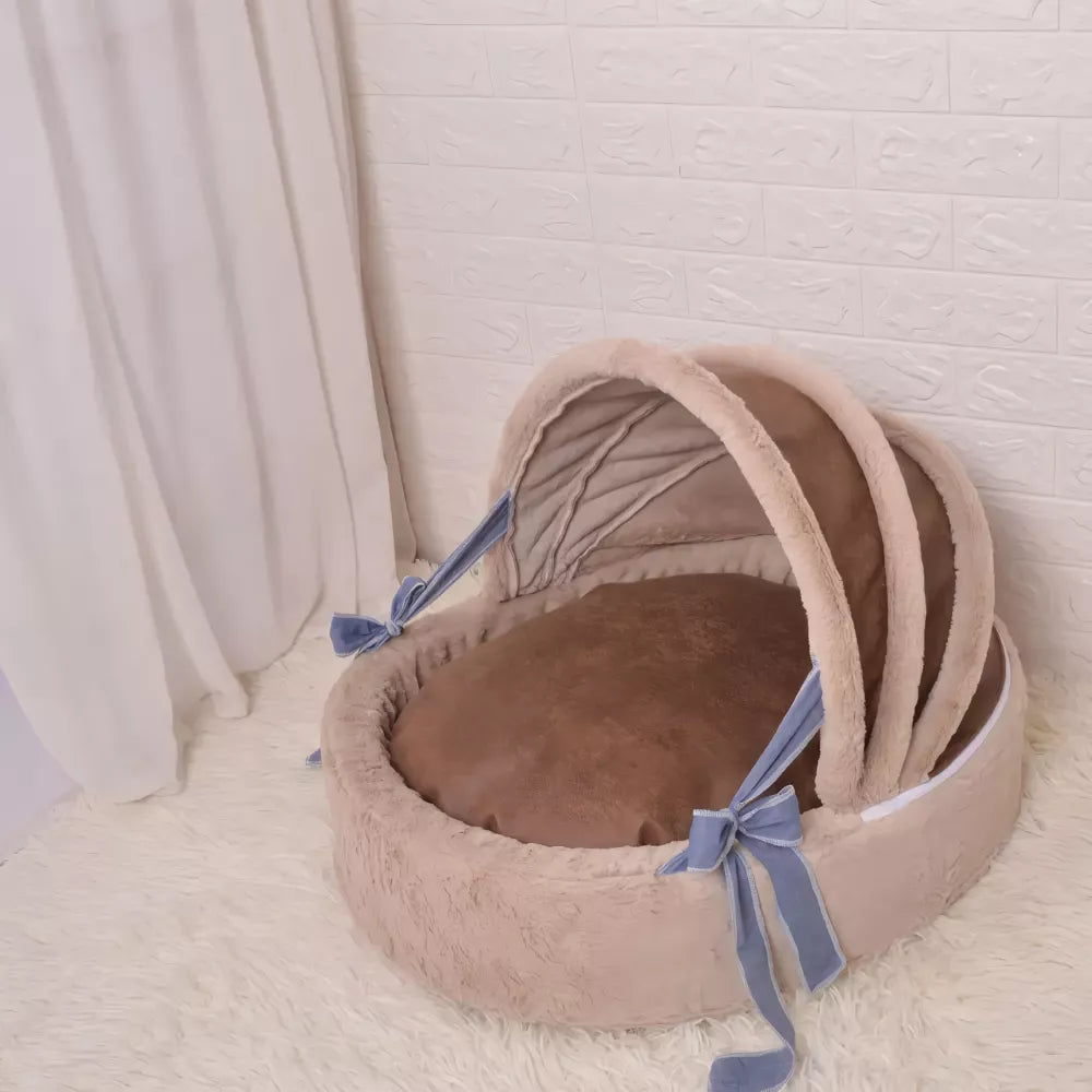 ScritchPets Plush Pet Cradle Bed