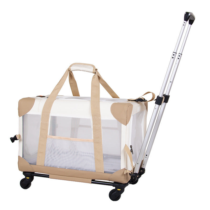 ScritchPets Pet Travel Trolley Carrier
