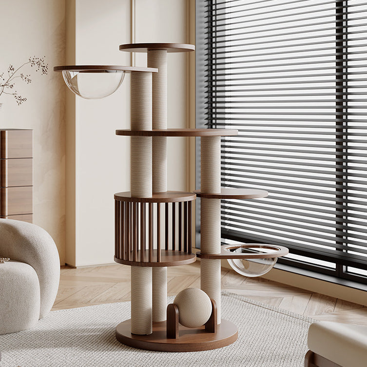 ScritchPets Premium Multi Tier Cat Tree Tower