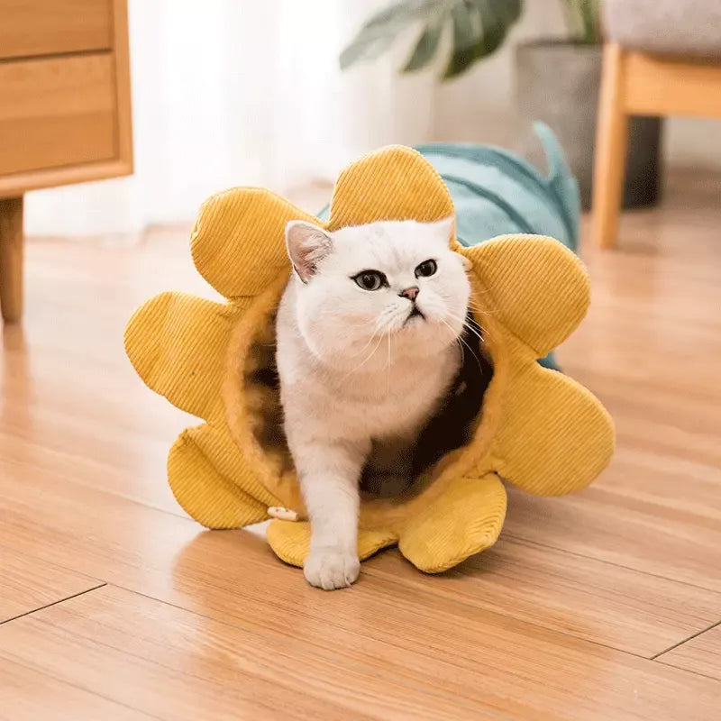 ScritchPets Flower Cat Play Tunnel