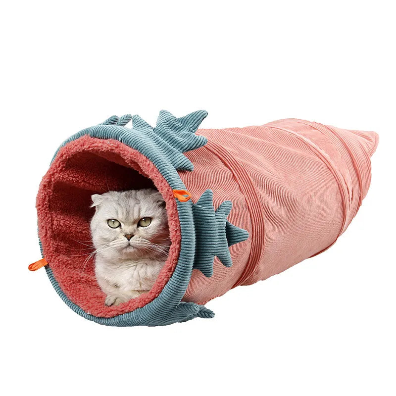 ScritchPets Flower Cat Play Tunnel