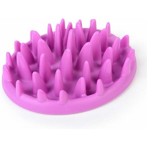 Slow-Feeding Bowl for Dogs and Cats - Prevents Meals from Eating Too Fast (Purple) - 1