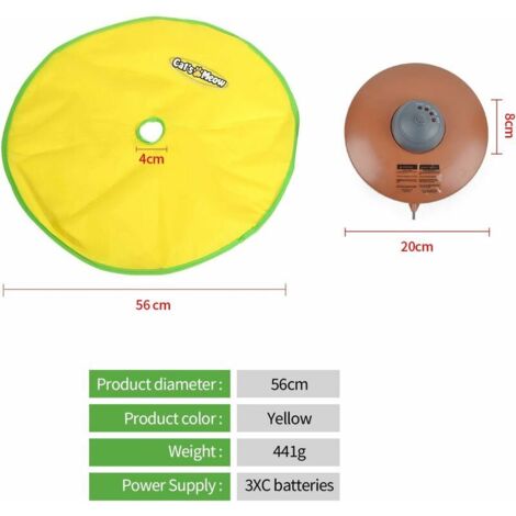 Automatic Cat Toy Interactive Kitten Toys Rotating Catch Moving Mouse - 2