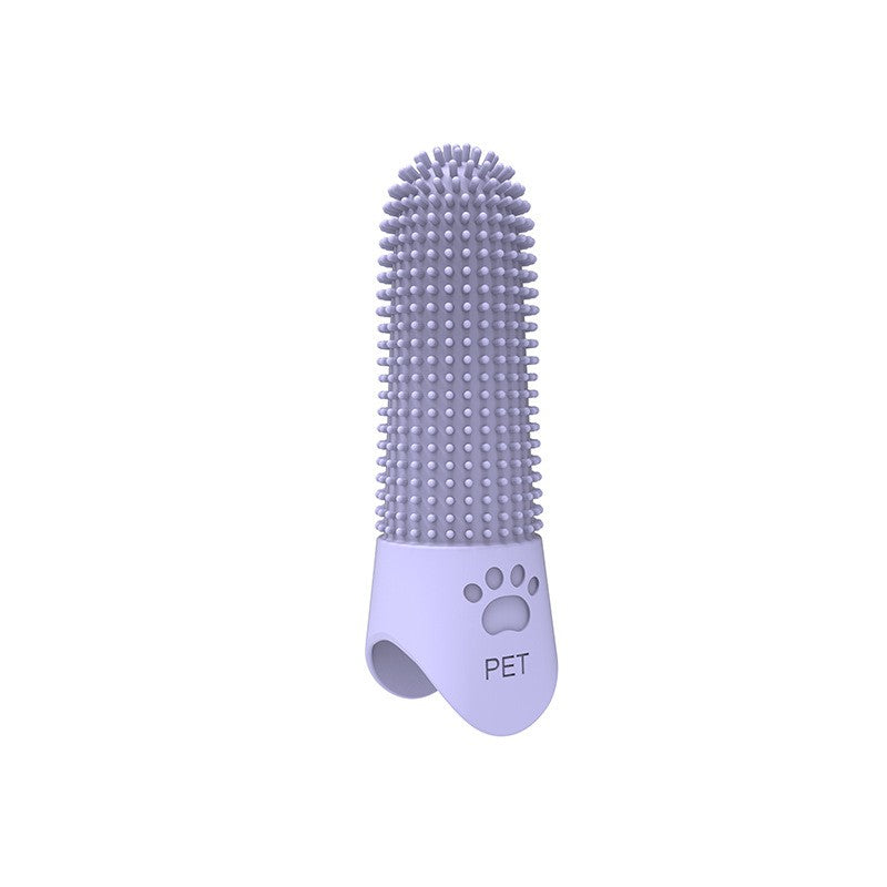 ScritchPets Silicone Finger Toothbrush for Dogs