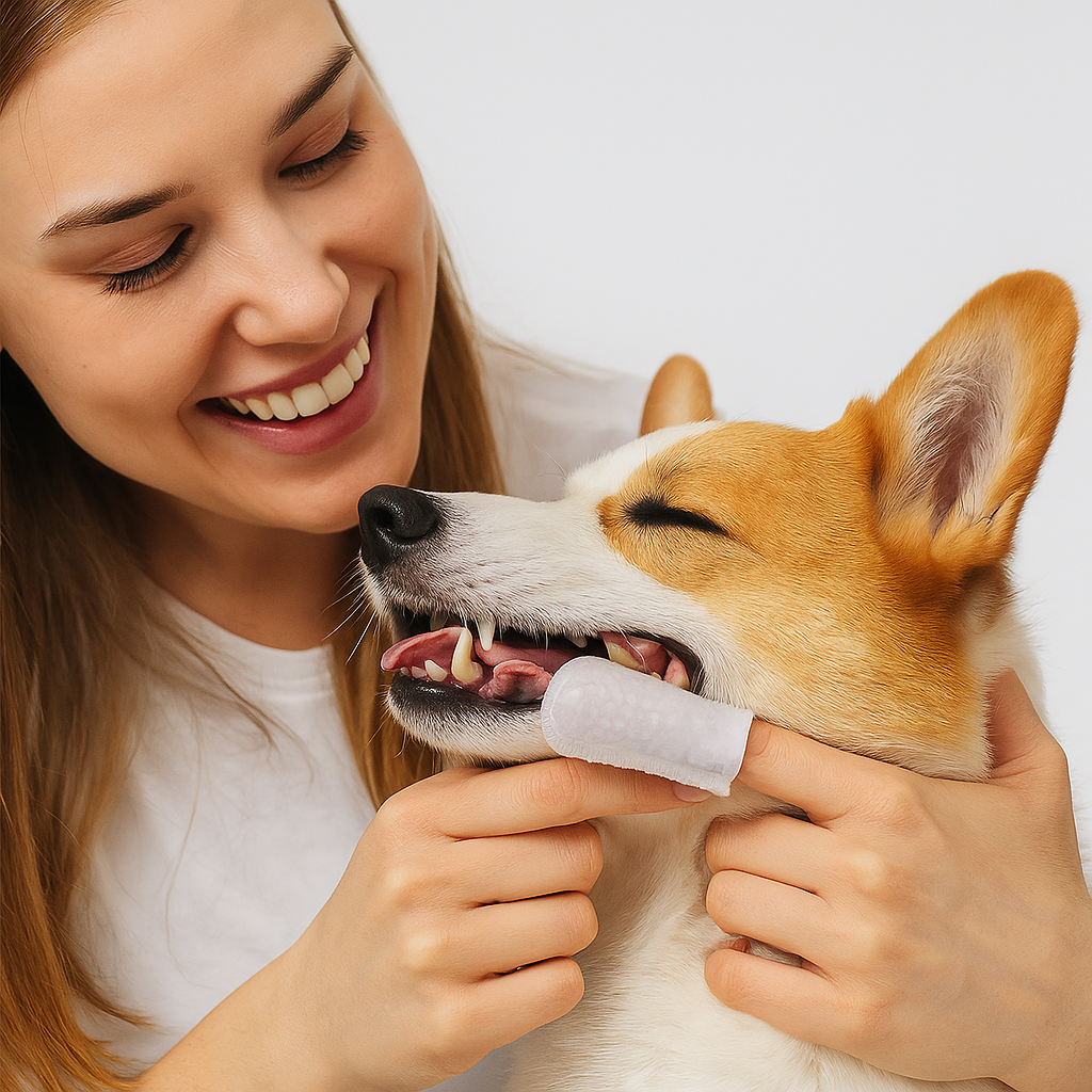ScritchPets Dog Tooth Cleaning Finger Wipes