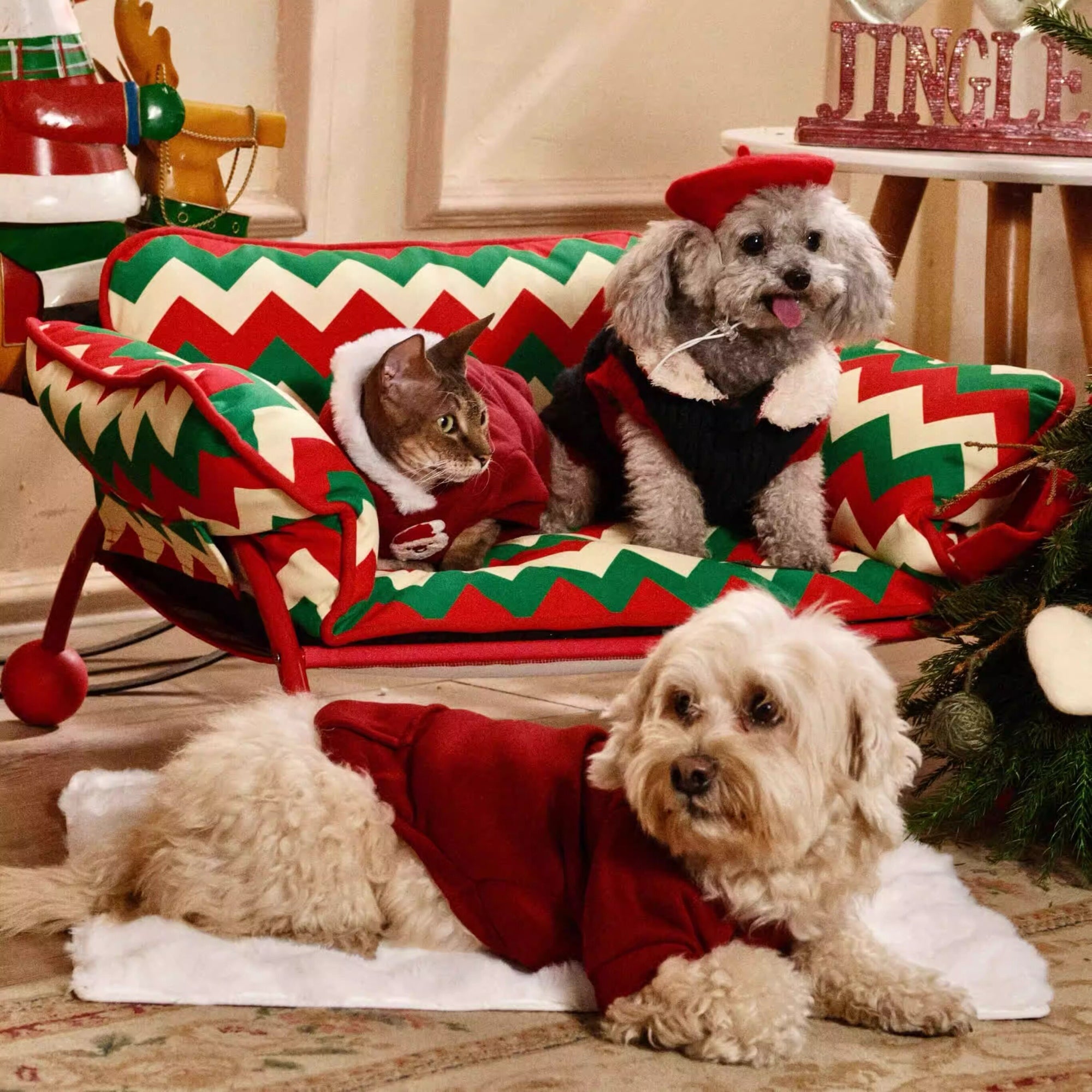 ScritchPets 2 in 1 Pet Sofa Hammock