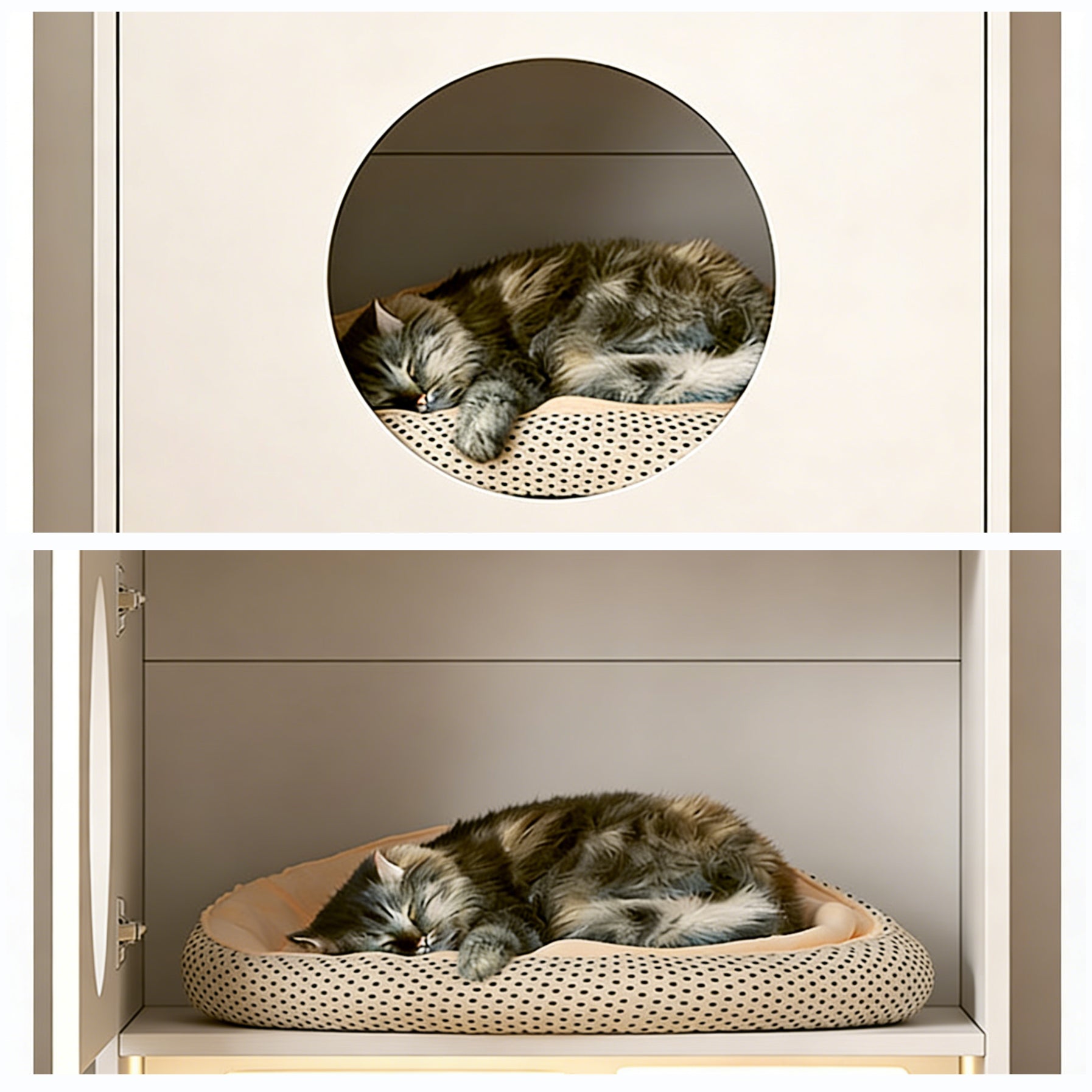 ScritchPets Cat Nest Storage Cabinet