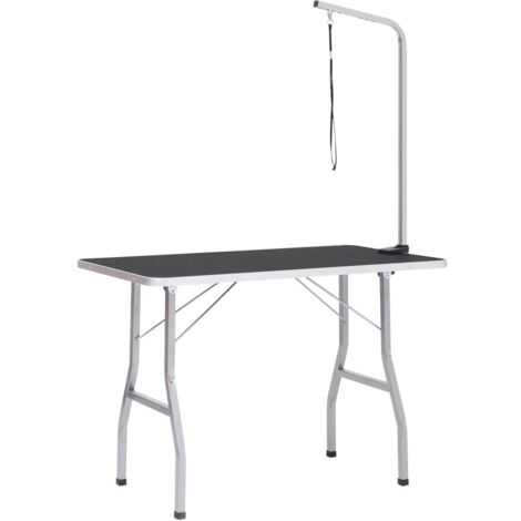 Adjustable Dog Grooming Table with 1 Loop vidaXL - 1
