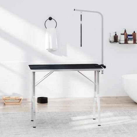 Adjustable Dog Grooming Table with 1 Loop vidaXL - 2