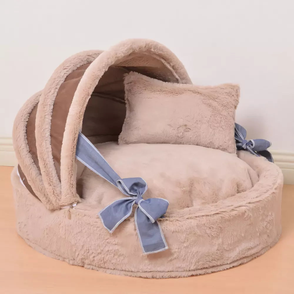 ScritchPets Plush Pet Cradle Bed