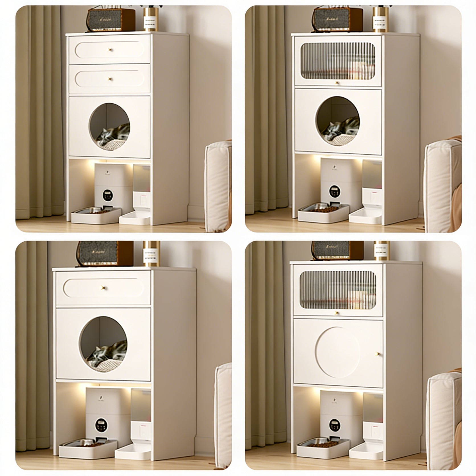 ScritchPets Cat Nest Storage Cabinet