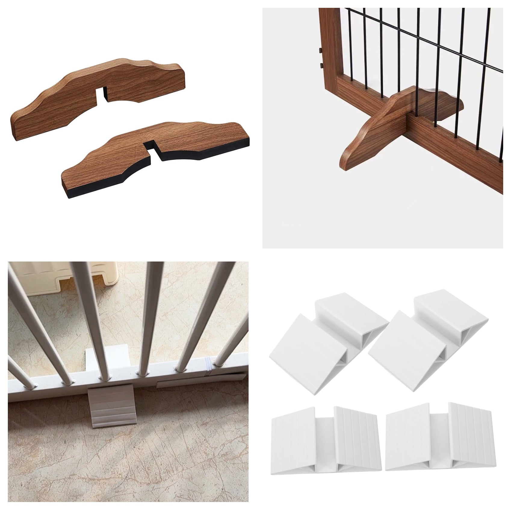 ScritchPets Expandable Timber Pet Playpen 6 Piece Set