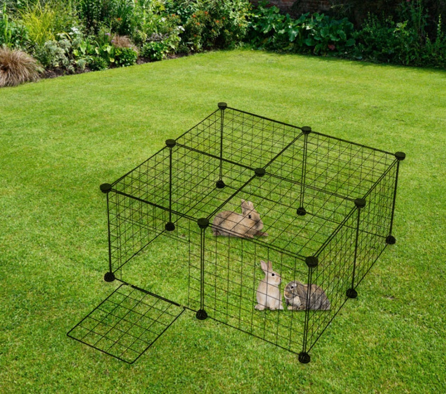 ScritchPets Metal Pet Playpen Fence