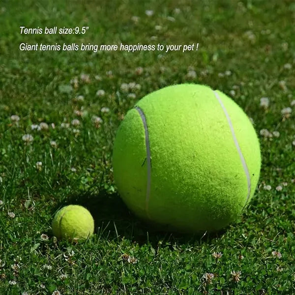 ScritchPets Giant Inflatable Dog Tennis Ball