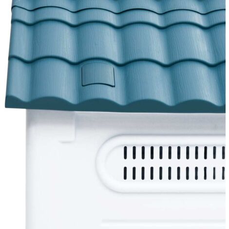 Dog House Blue 57x68x66 cm Polypropylene vidaXL - 5
