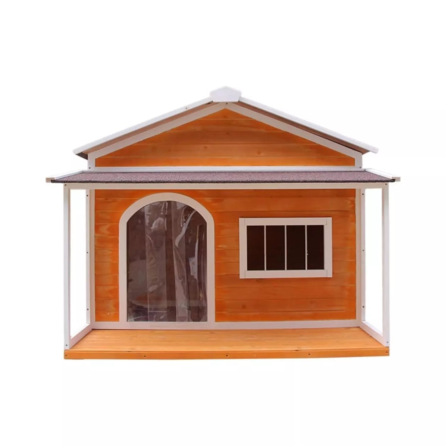 ScritchPets Solid Wood Outdoor Dog Kennel