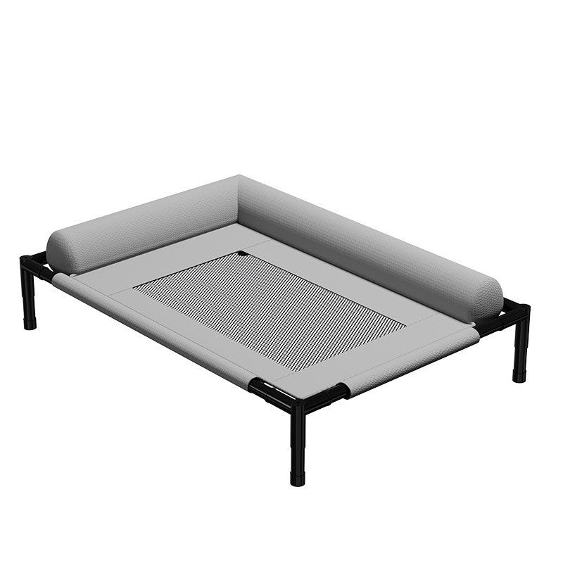 ScritchPets Raised Dog Cooling Sofa Bed with Bolster