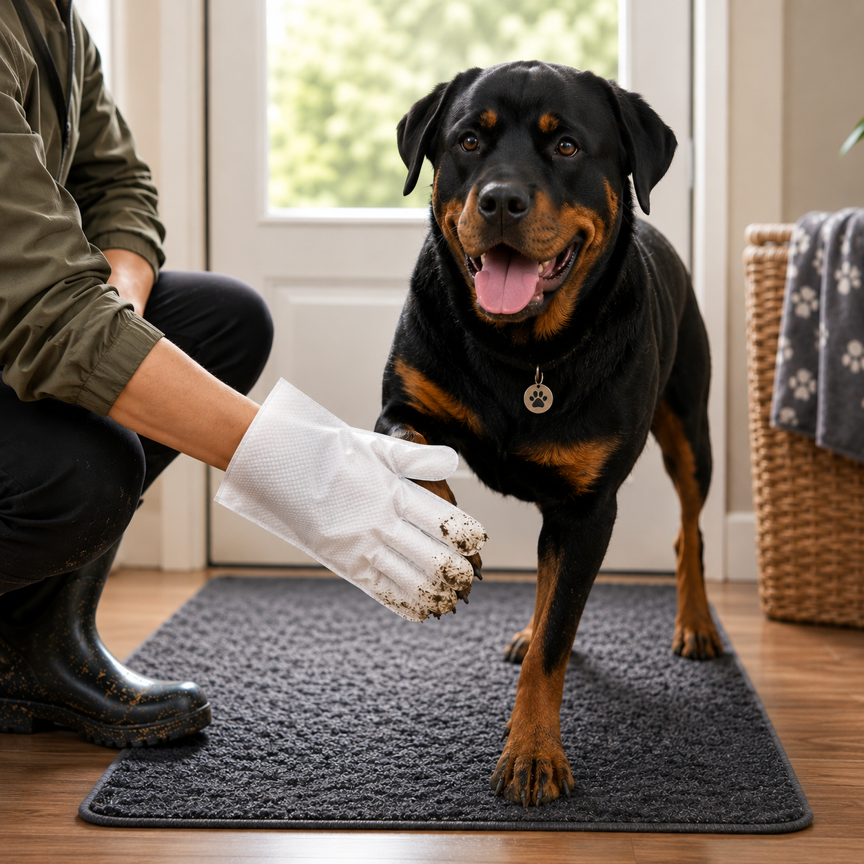 ScritchPets Pet Cleaning Glove Wipes