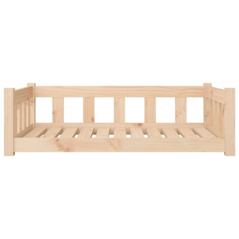 Dog Bed 95.5x65.5x28 cm Solid Wood Pine vidaXL - 4