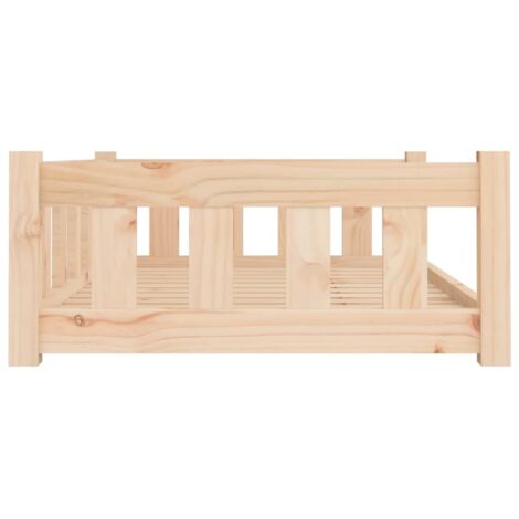 Dog Bed 95.5x65.5x28 cm Solid Wood Pine vidaXL - 5
