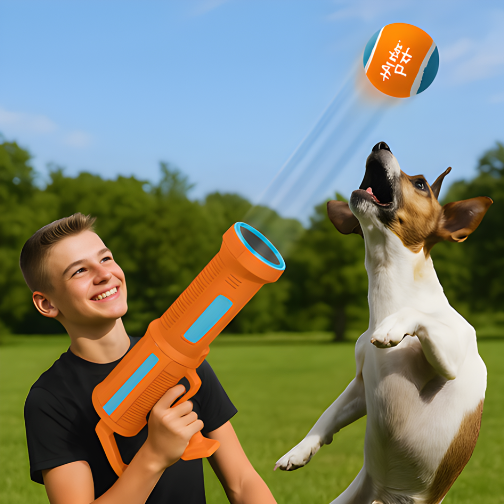 AeroFetch Long Range Tennis Ball Launcher