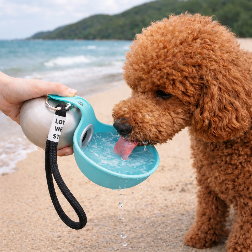 ScritchPets Dog Travel Water Cup Bottle