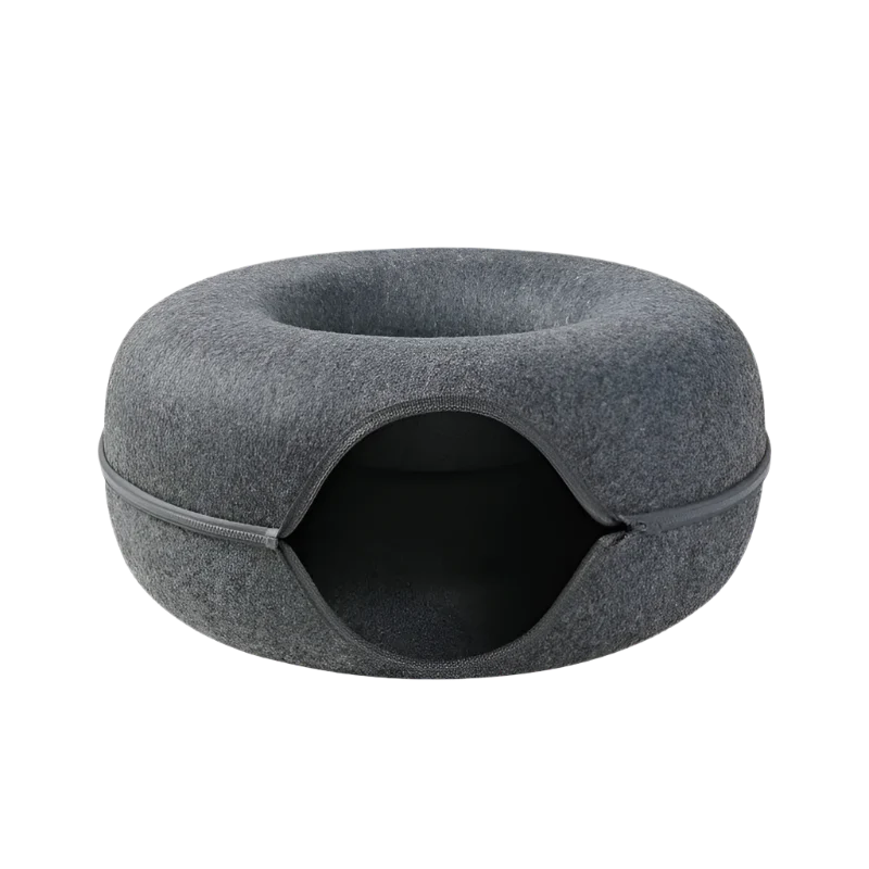 ScritchPets Cosy Cave Cat Donut Bed