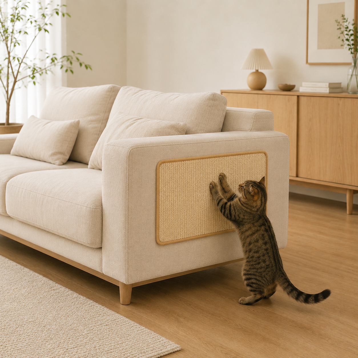 ScritchPets Cat Scratcher Sofa Protector