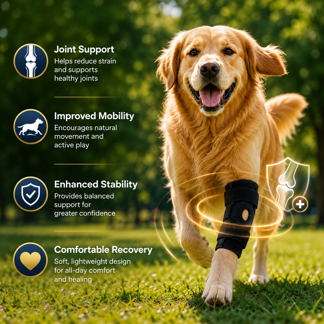 ScritchPets Dog Leg Support Wrap