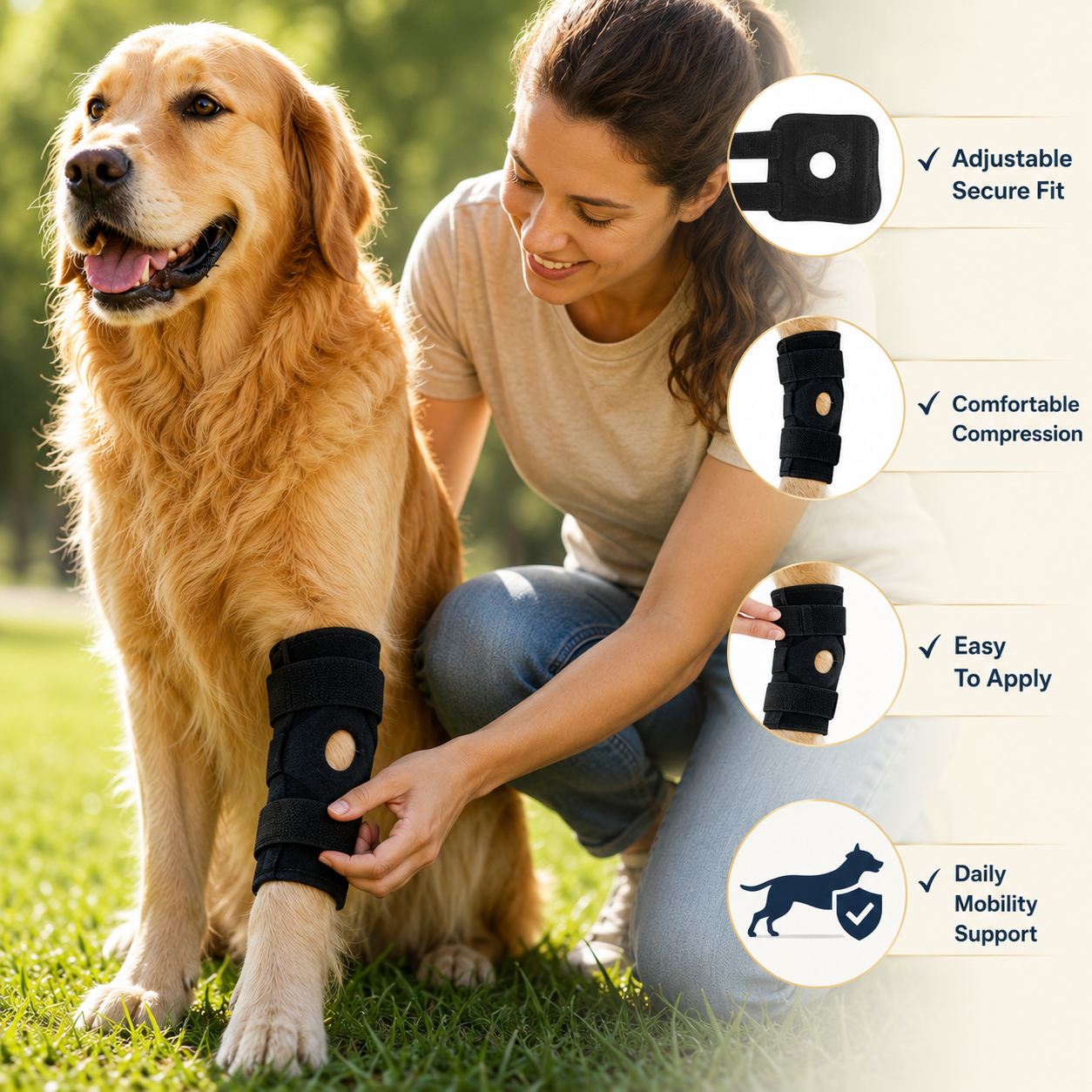 ScritchPets Dog Leg Support Wrap