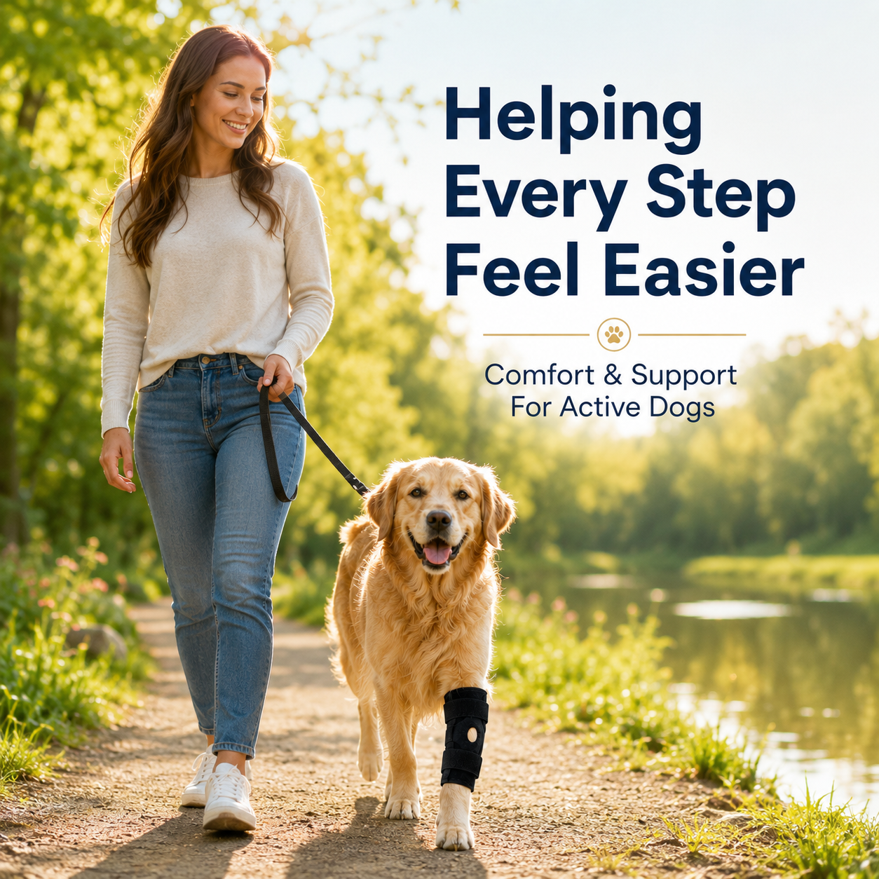ScritchPets Dog Leg Support Wrap