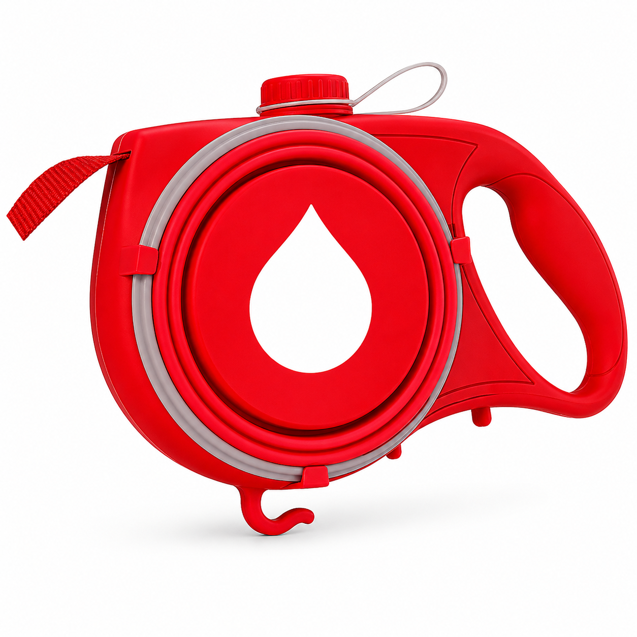 ScritchPets Retractable Dog Leash with Water Bottle