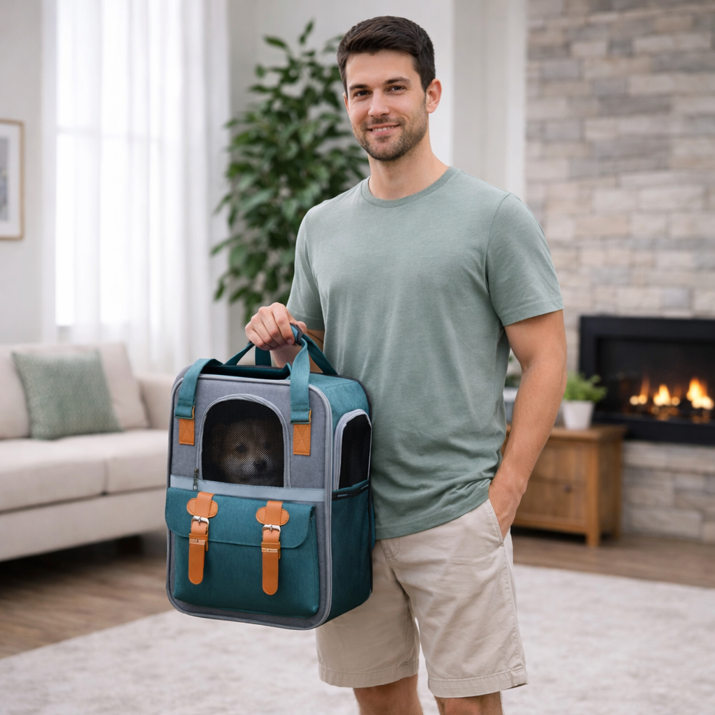 ScritchPets Modern Cat Carrier Backpack