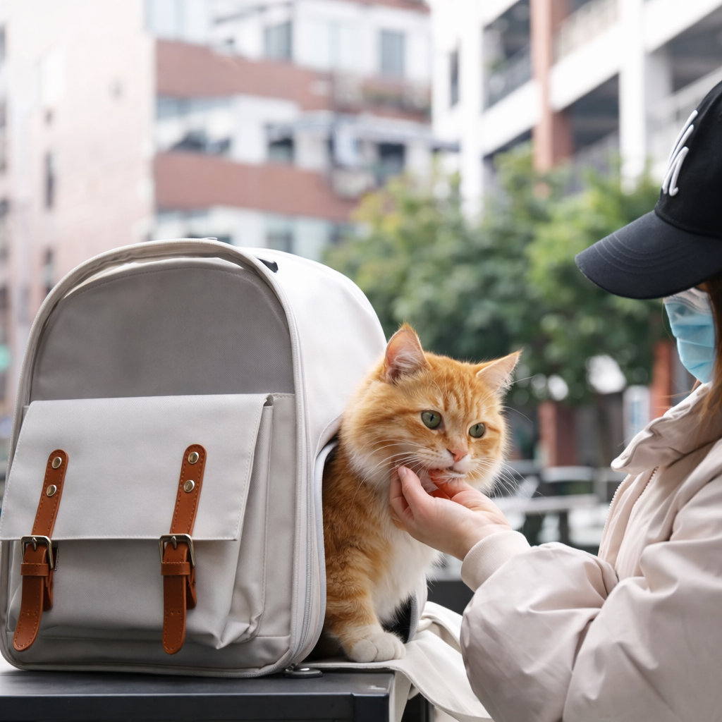 ScritchPets Modern Cat Carrier Backpack
