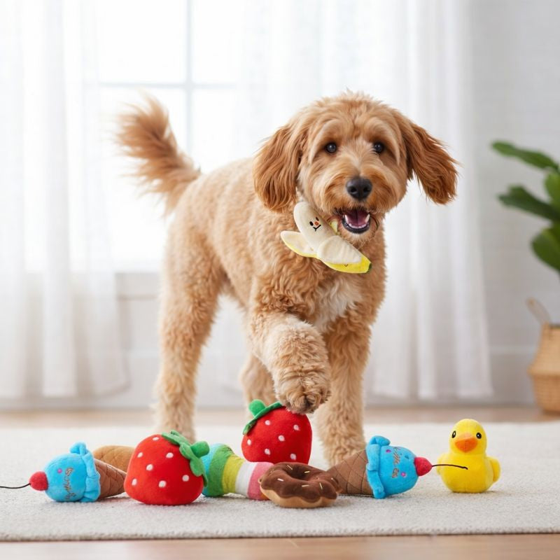 ScritchPets Dog Plush Toy Set (7 Pack)