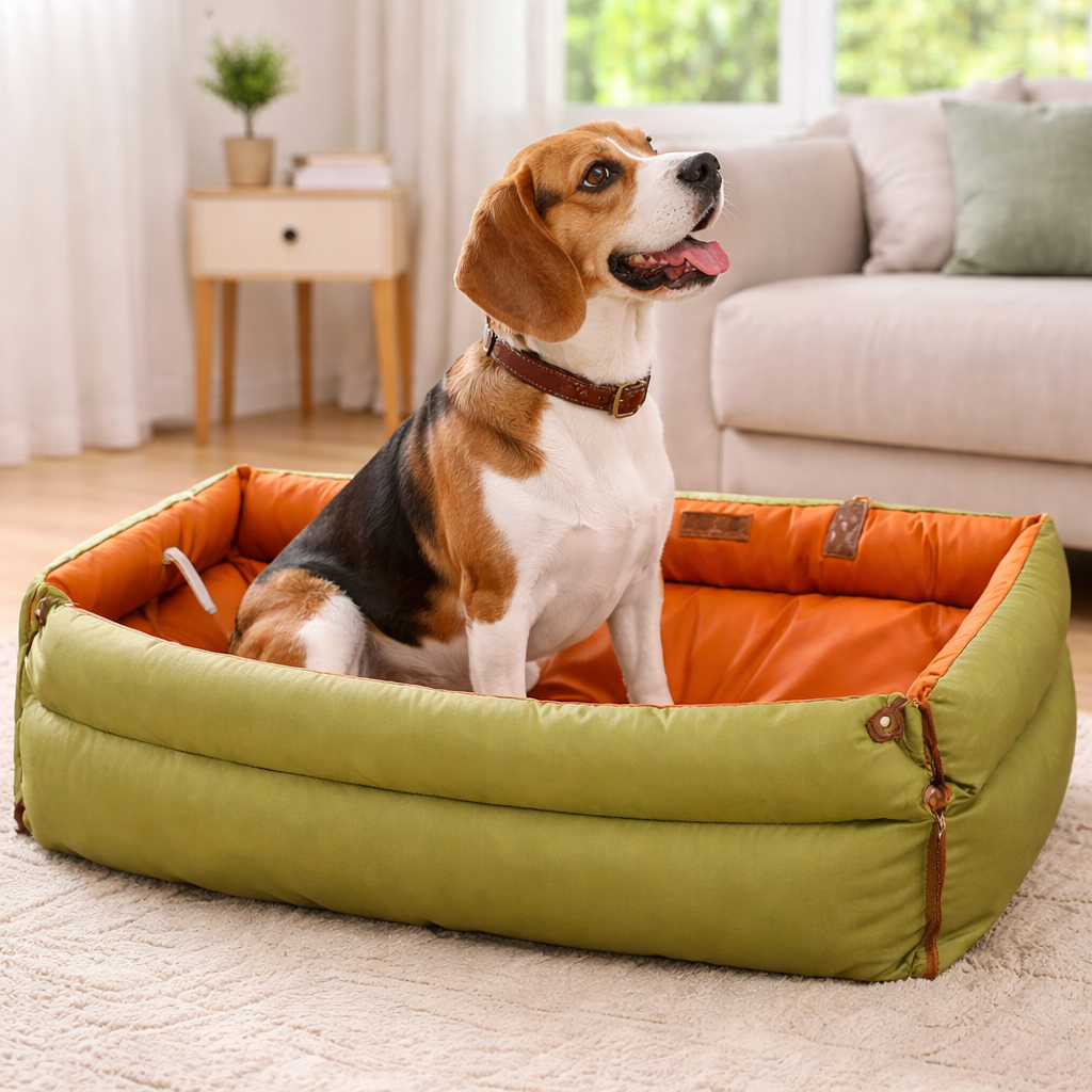 ScritchPets Dog Car Seat Booster Bed