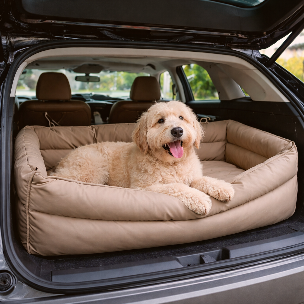 ScritchPets Dog Car Seat Booster Bed