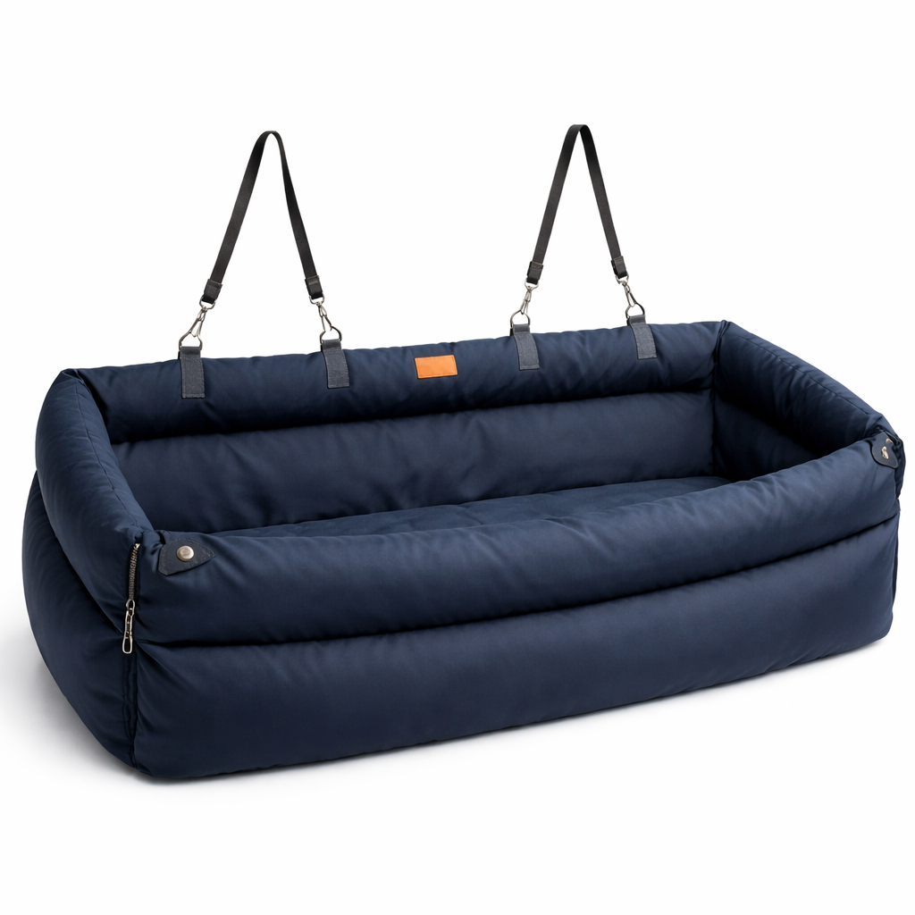 ScritchPets Dog Car Seat Booster Bed
