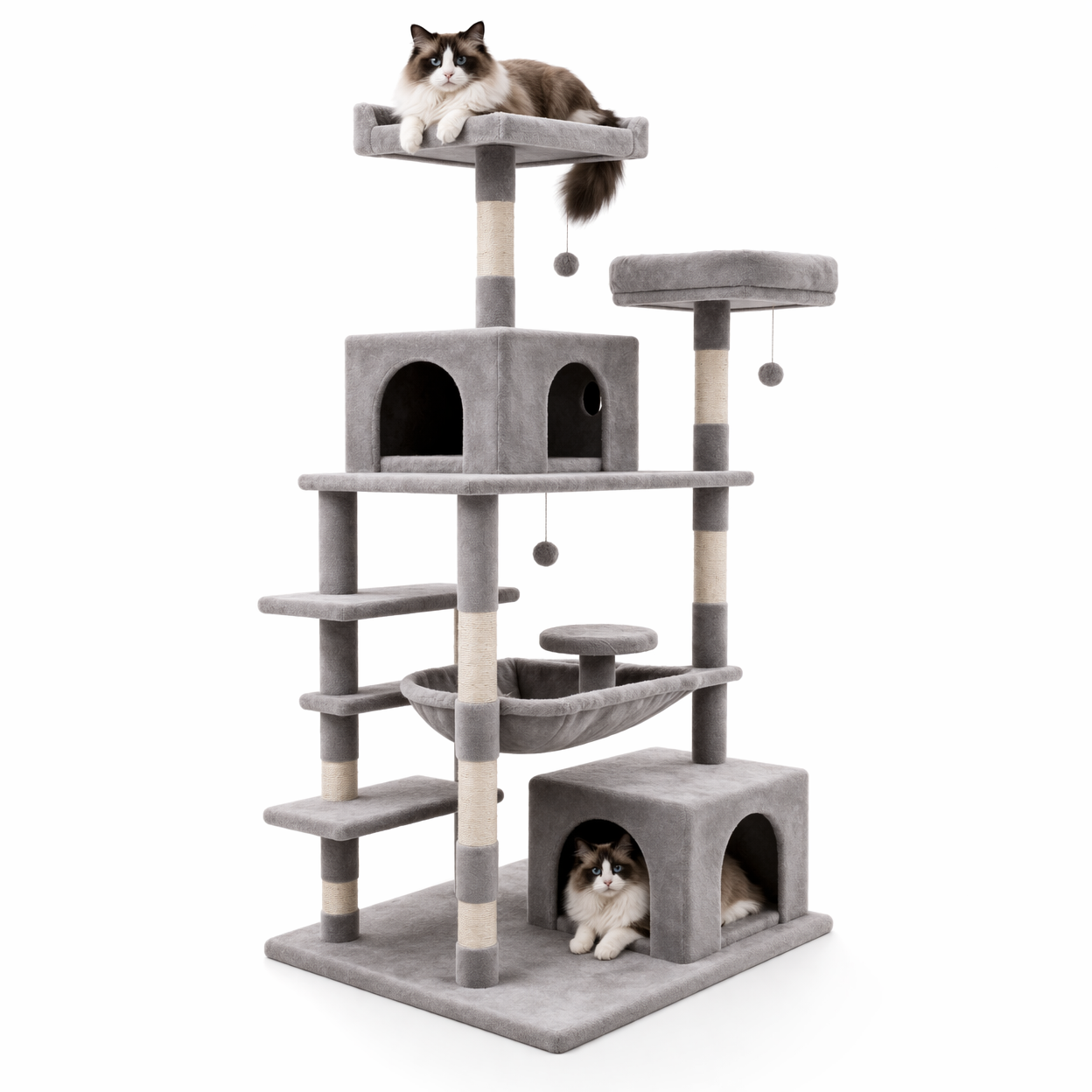 ScritchPets Multi Level Cat Tree Tower