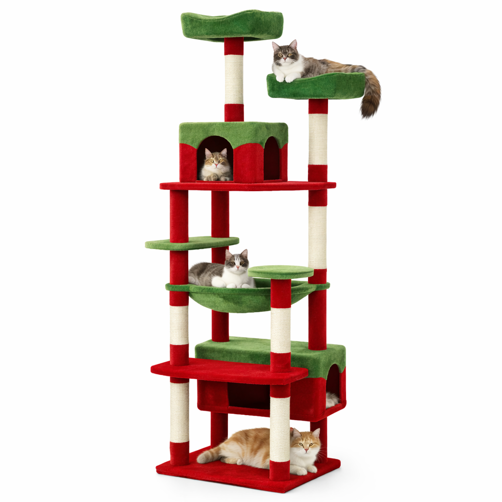 ScritchPets Multi Level Cat Tree Tower