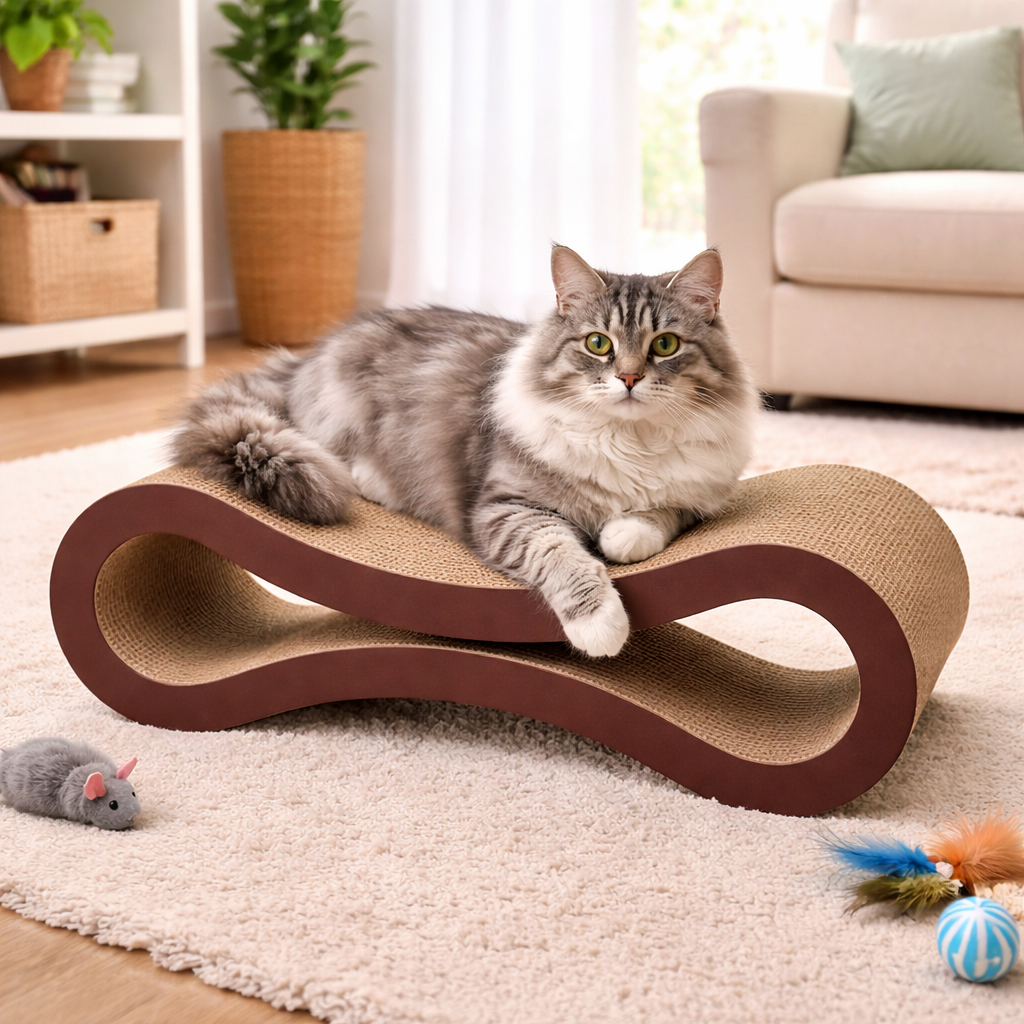 ScritchPets Infinity Cat Scratcher Lounge