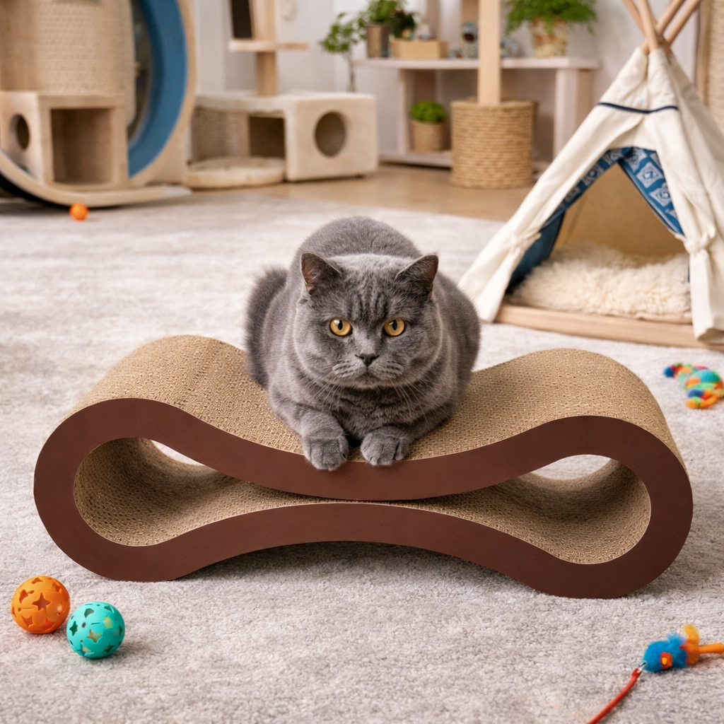 ScritchPets Infinity Cat Scratcher Lounge
