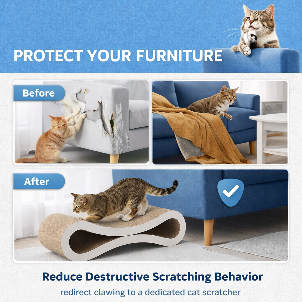 ScritchPets Infinity Cat Scratcher Lounge