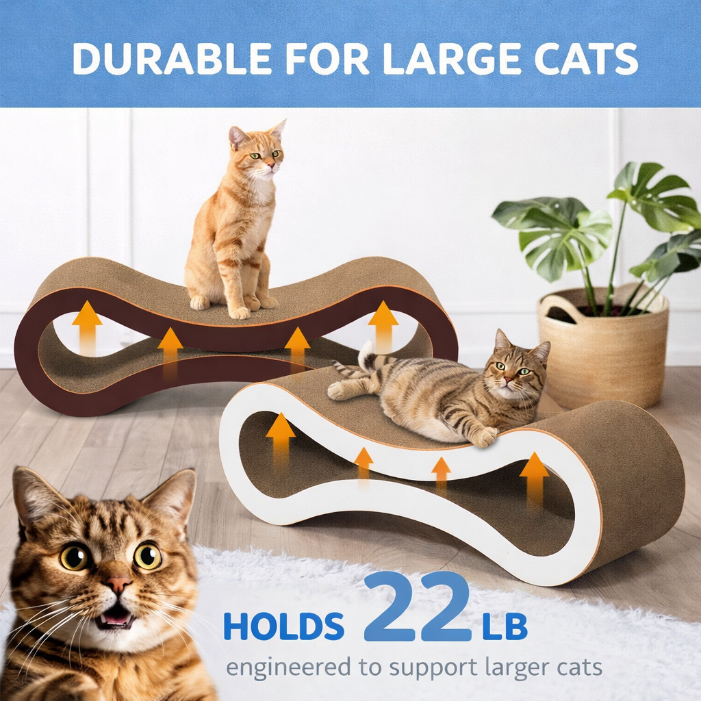 ScritchPets Infinity Cat Scratcher Lounge