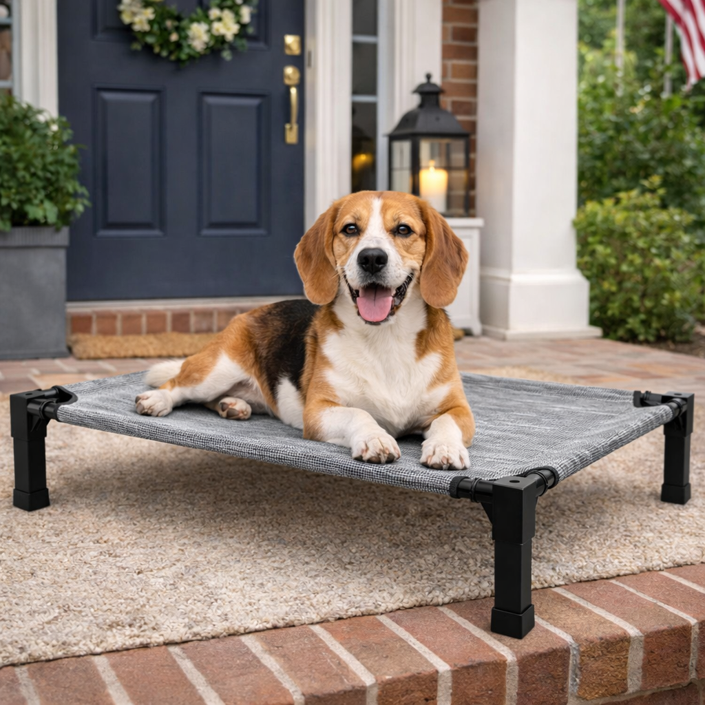 ScritchPets Elevated Cooling Dog Bed