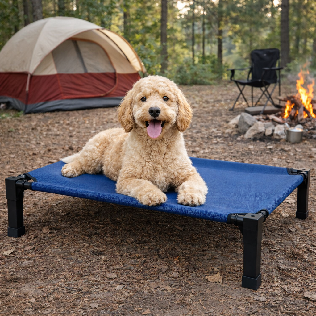 ScritchPets Elevated Cooling Dog Bed