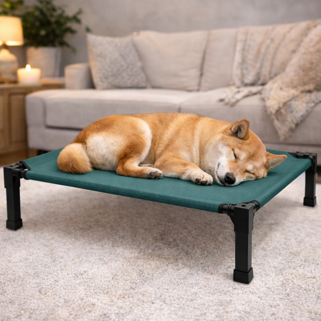 ScritchPets Elevated Cooling Dog Bed