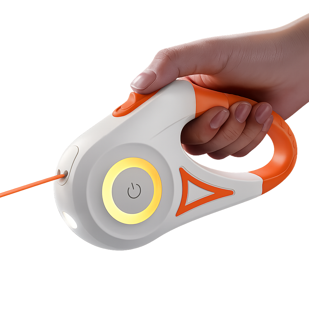 ScritchPets LED Retractable Dog Leash 5m
