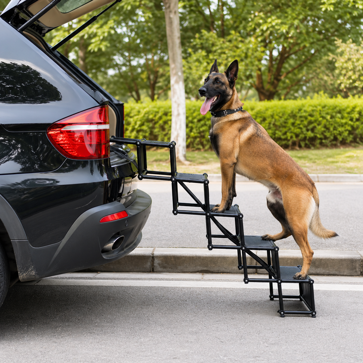 ScritchPets Foldable Dog Car Stairs