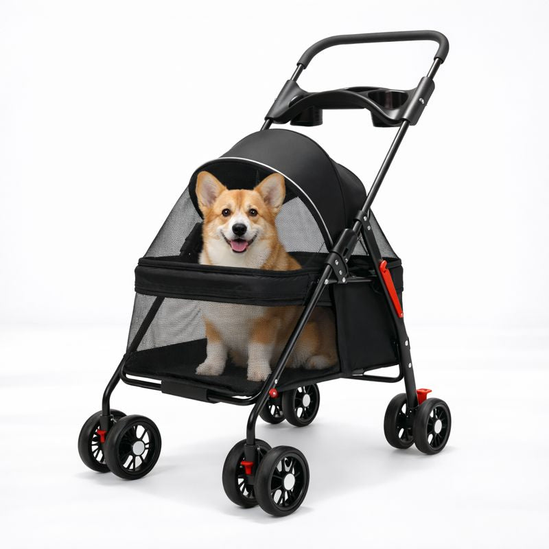 ScritchPets Foldable Pet Stroller